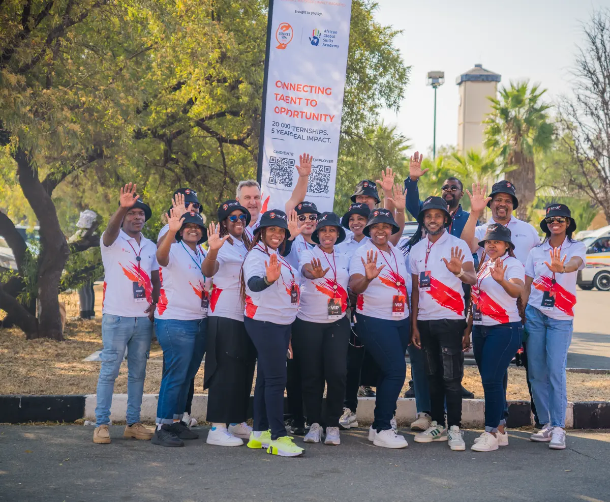 Programme staff and participants at a To The Power of X² event.