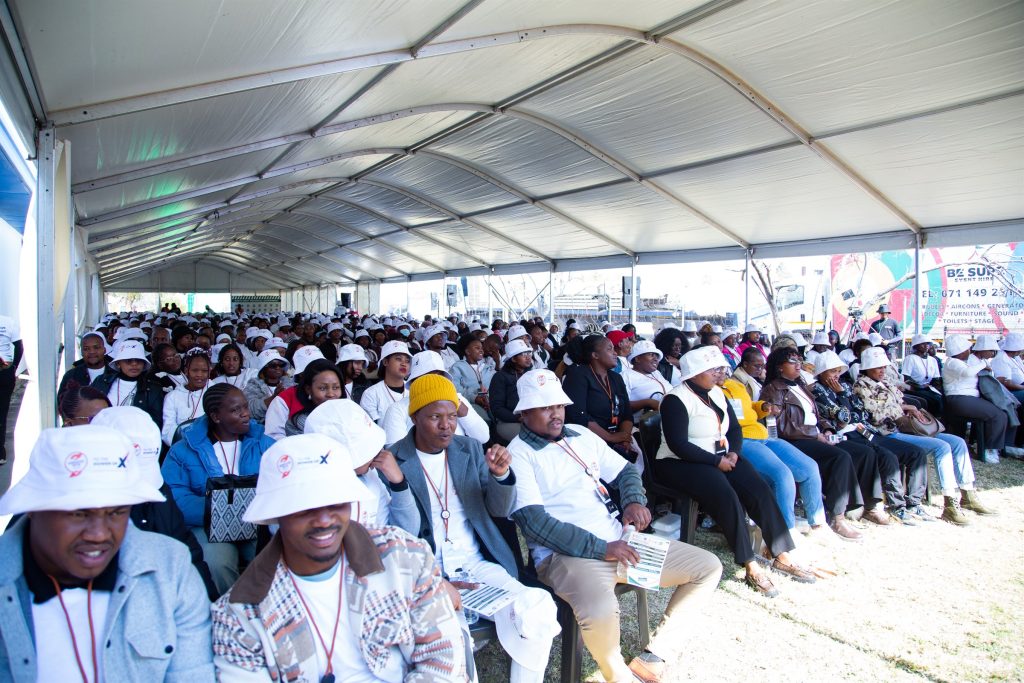 Attendees seated during the To The Power of X² North West launch in Mahikeng.